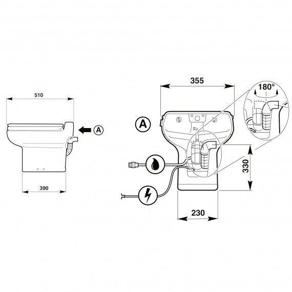 Sanicompact Luxe Silence Sanitrit SFA Italia